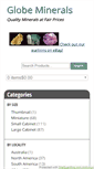 Mobile Screenshot of globeminerals.com