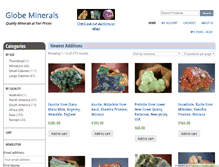 Tablet Screenshot of globeminerals.com